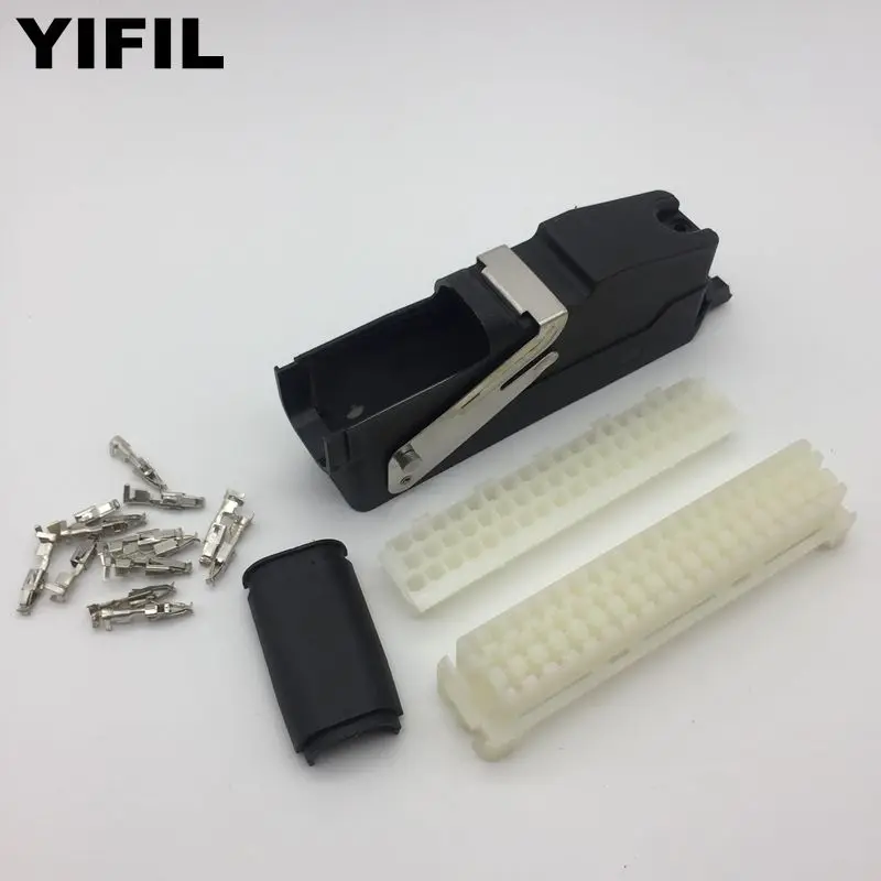 

1pcs ECU 55 Pin/Way Female Automotive Housing Wire Harness Computer Connector Plug With Free Terminal 85126-1/936001-1/292096-1