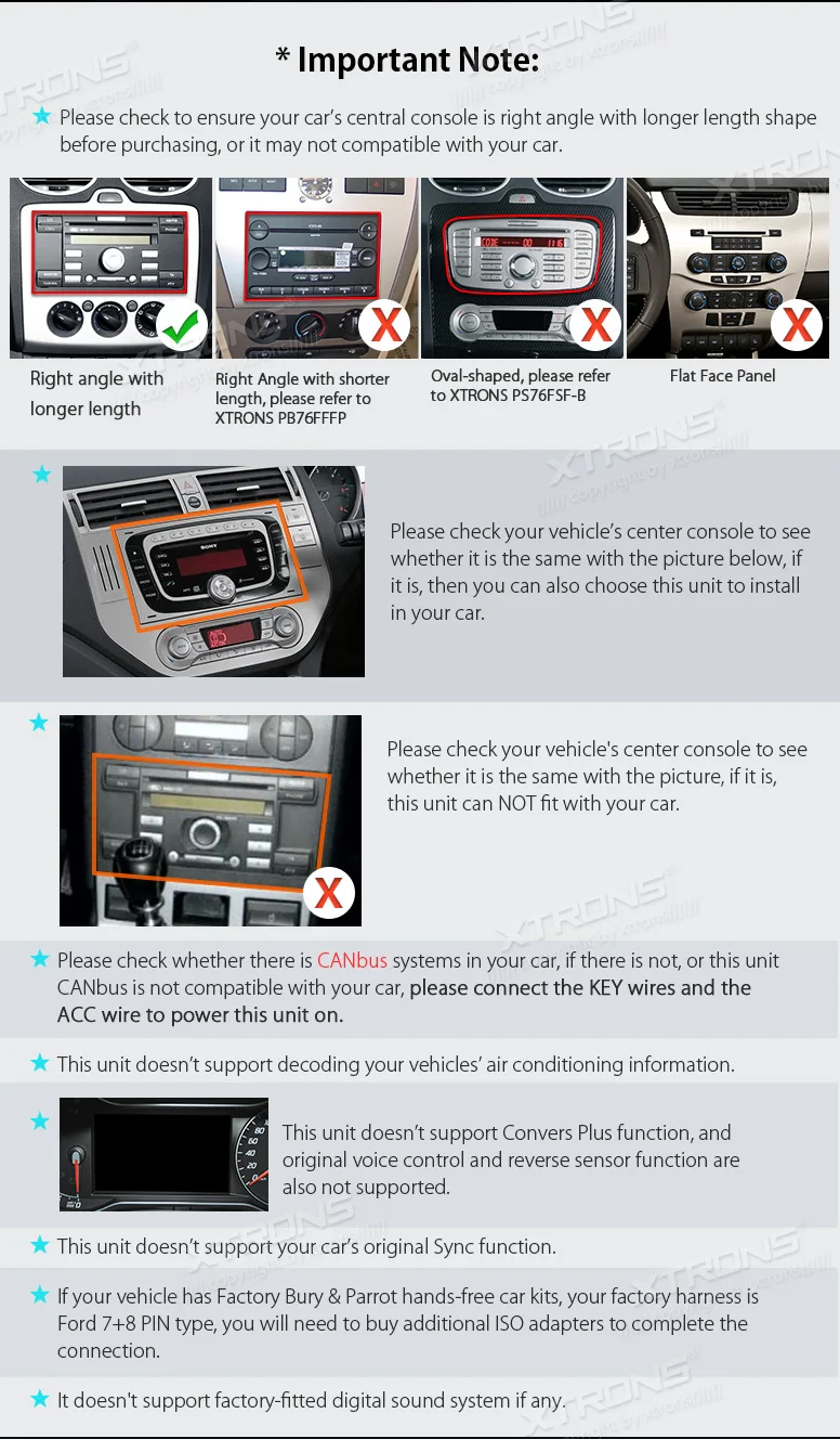 Excellent XTRONS 7" Android Radio Car DVD Player Head Unit Stereo GPS OBD Navigation for Ford Connect Fiesta Transit Fusion 2006 2007 2008 5
