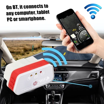 

WIFI Automobile Malfunction Diagnostic Instrument Detector Scanner Reader Scanner Accessories