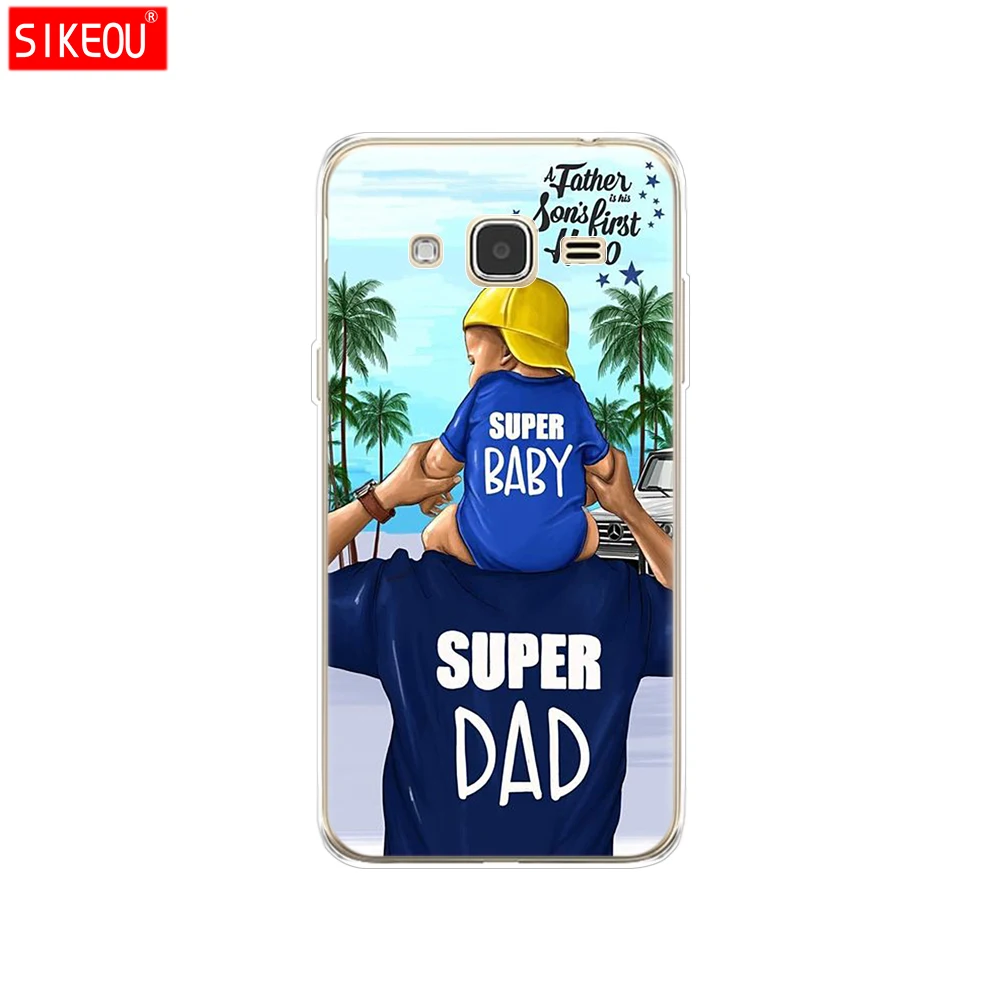 Силиконовый чехол для телефона samsung Galaxy J1 J2 J3 J5 J7 MINI prime Baby Mom Girl dad super