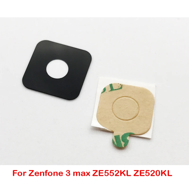 

New Back Camera Glass Lens For Asus Zenfone 3 ZE552KL ZE520KL Lens Cover With Adhesive Replacement