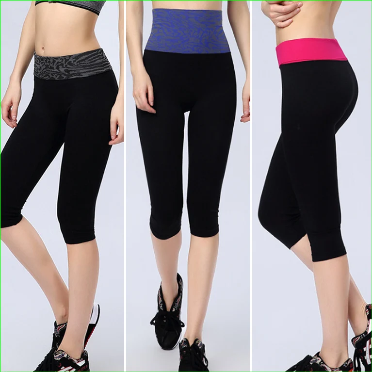 

RP03 HOT 2014 Sports Women Running Tight Colorful Athletic Pants Capris Quick Dry Exercise Fitness Trousers
