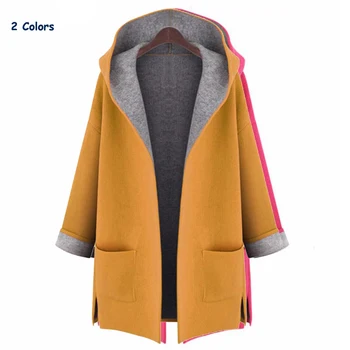 

Women's trench coat 2018 Spring autumn womens hooded cardigan coats casual ladies outwears fashion trench coat free shipping