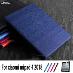 Mi pad4 mi Pad 4 PU кожаный чехол Обложка 8 ''умный Tablet PC Fundas Мода Для Сяо mi pad 4 защитный Стенд кожи