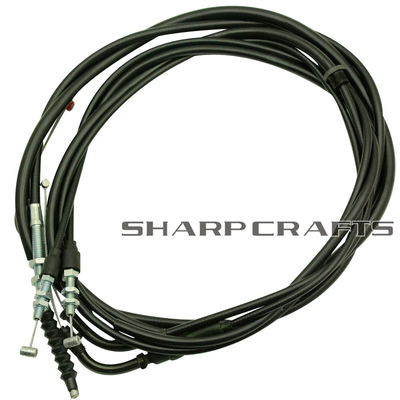Модифицированная удлиненная дроссельная линия 143 см кабель сцепления провода 165 см для Honda Steed VLX400 VLX600 Magna VF250 Shadow VT400