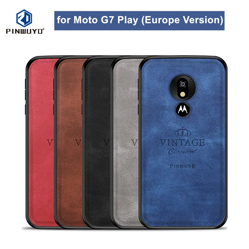 

PINWUYO Case for Motorola Moto G7 Play (Europe Version) Cover for Motorola G7 Play Back Cover TPU+PC Shell for Moto G7 Play Case