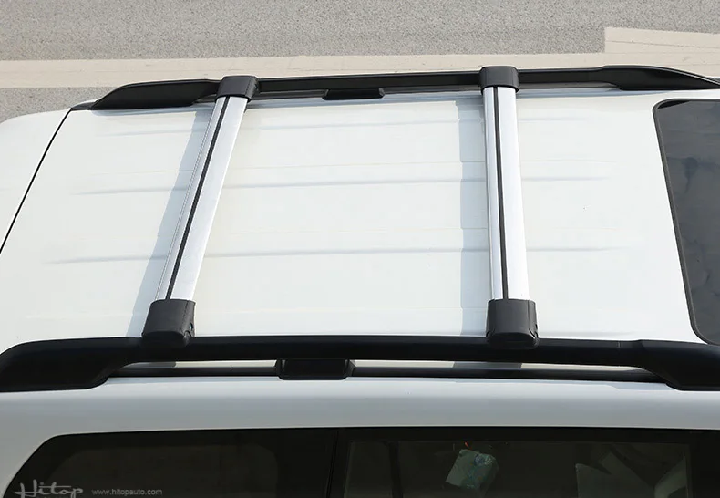 Горизонтальный багажник на крышу, перекладина для Toyota Land Cruiser Prado 2700 4000, анти-теф, настоящий утолщенный алюминиевый сплав