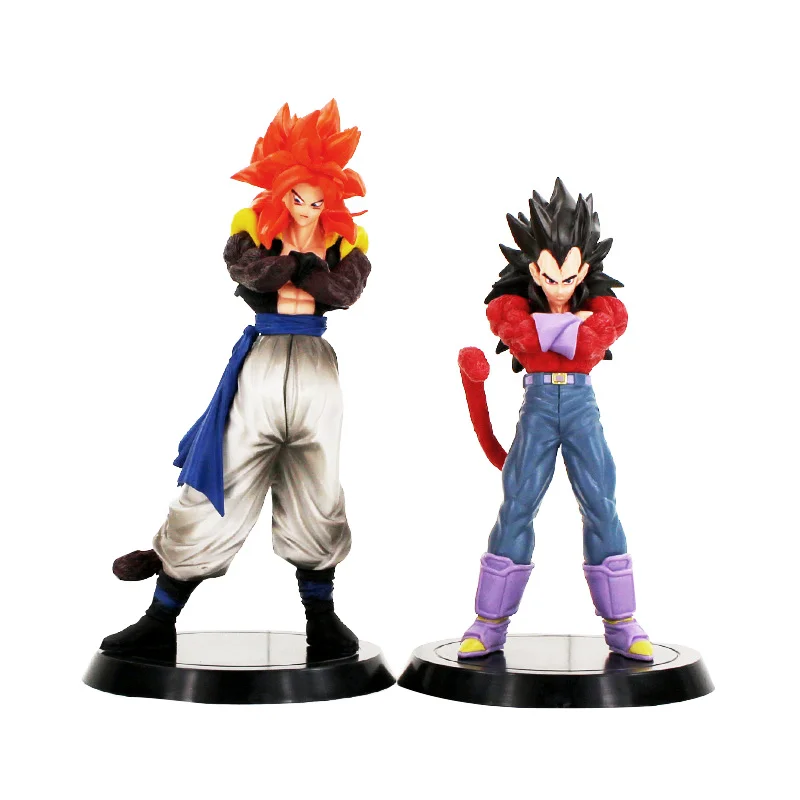 2pcs/set Dragon Ball Z Figurines Son Goku Gogeta Vegeta ...