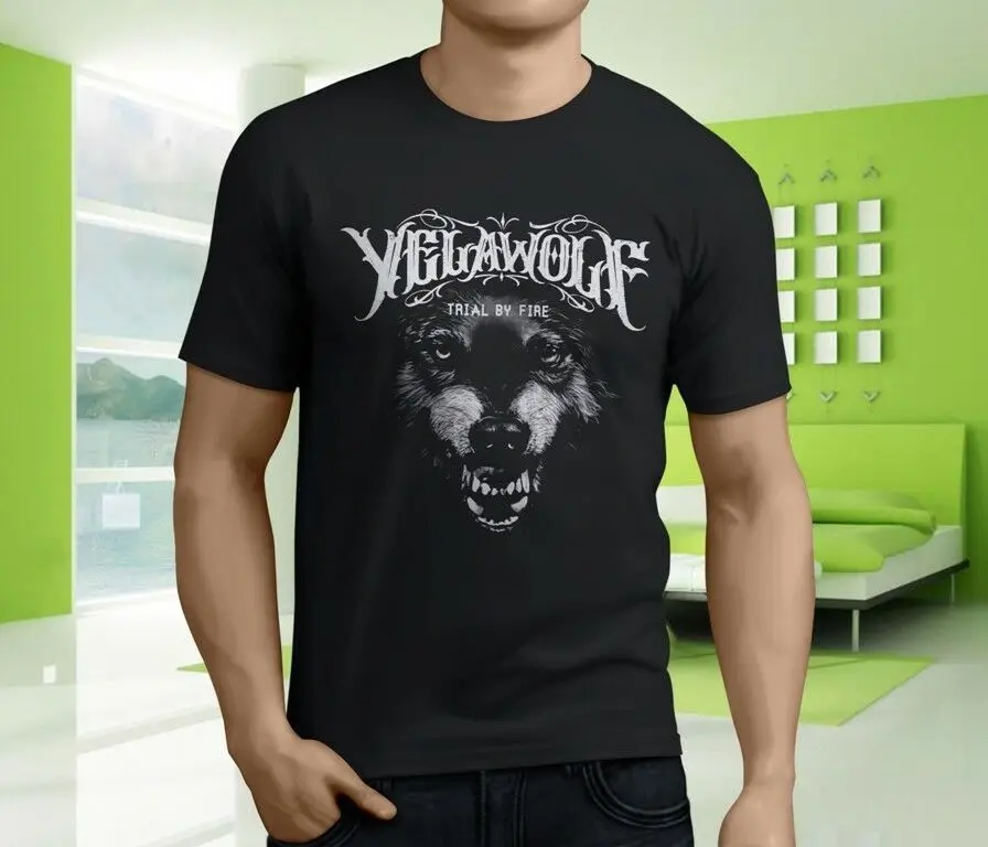 Новая популярная мужская Черная футболка Yelawolf Trial by Fire Album в стиле хип-хоп Модная