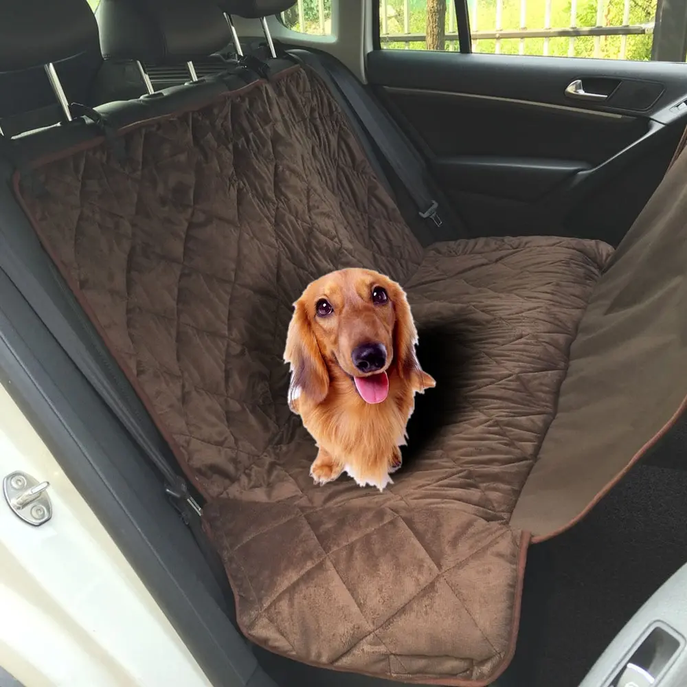 

Non-slip Dog Carriers Pet Car Back Seat Cover Mat Water-proof Dog Safety Hammock Protector Mat for Trunk SUV Pet Supply