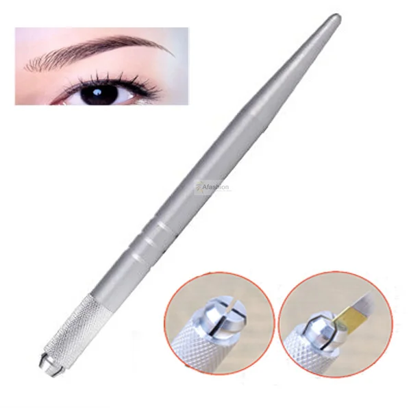1pc Metal Eyebrow Permanent Makeup Pen Light Manual Tattoo Machine For Microblading Needle Blade Munsu Tebori Pen 1pc Metal Eyebrow Permanent Makeup Pen Light Manual Tattoo Machine For Microblading Needle Blade Munsu Tebori Pen
