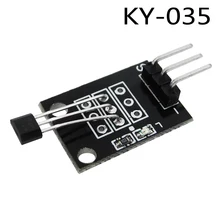 1х 3pin KY-035 класс Bihor Аналоговый зал Магнитный сенсор модуль Diy стартовый комплект KY035