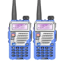2PCS BaoFeng UV-5RE Walkie Talkie Transceiver Dual Band Two Way Radio 136-174Mhz&400-520Mhz Free Earphone