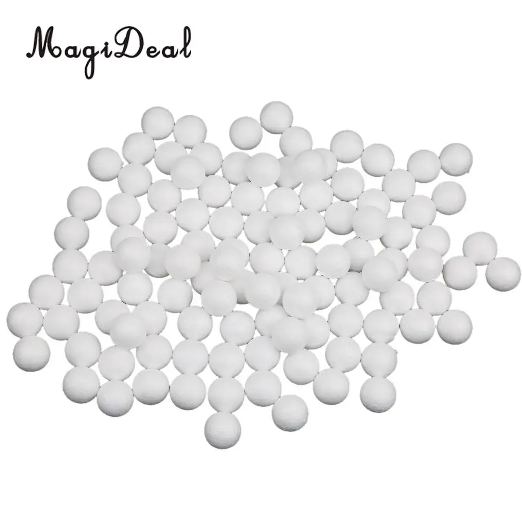 300x Modelling Polystyrene Styrofoam Foam Ball White Craft Balls DIY Kids Gifts Crafts Christmas Party Decoration 20mm 25mm 27mm