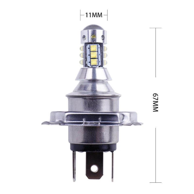 2Pcs H4 LED Bulb Super Bright 12 3535SMD Car Fog Lights 12V 24V 6000K White Driving Day Running Lamp Auto Led H4 Bulb (3)