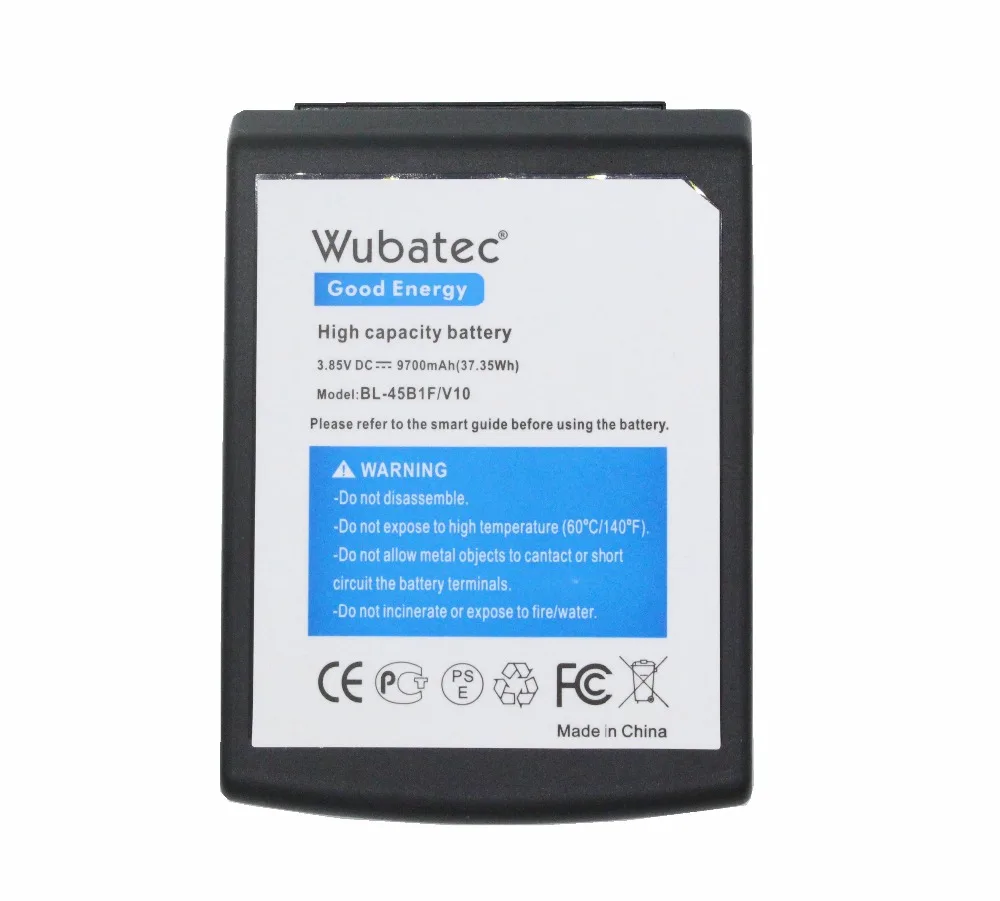 Wubatec 1x9700 mAh BL-45B1F Расширенный Батарея с ТПУ чехол для LG V10 BAK-110 F600 H901 VS990 H960A H968 LS992 H961N H900