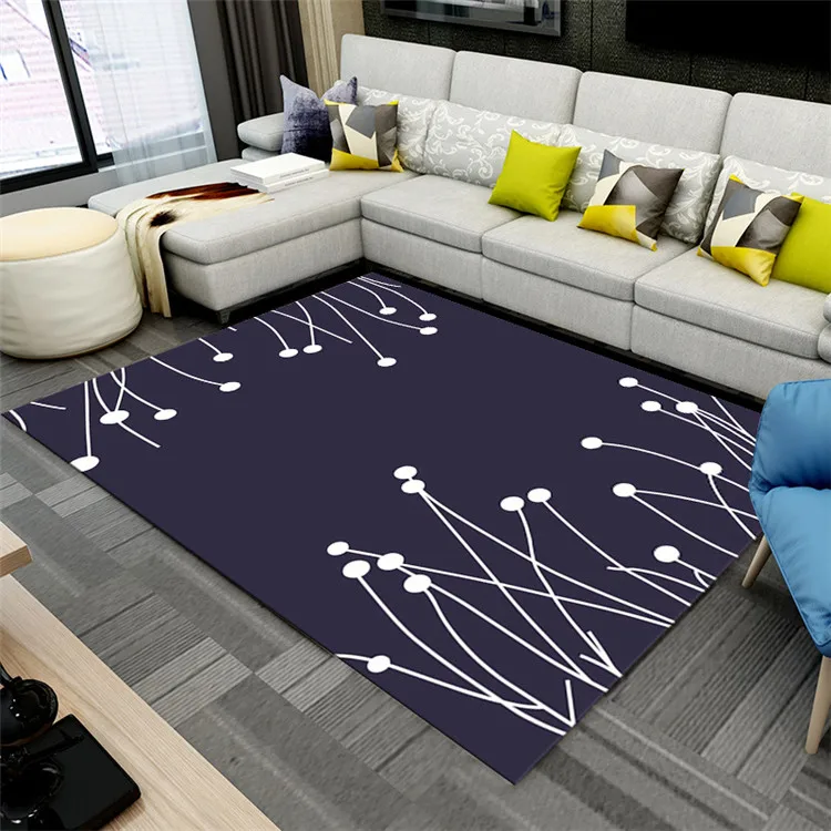 Ковер с 3D принтом в скандинавском стиле, высокое качество, полиэстер, для спальни, гостиной, дивана, коврик для йоги, декоративный ковер - Цвет: HT-07