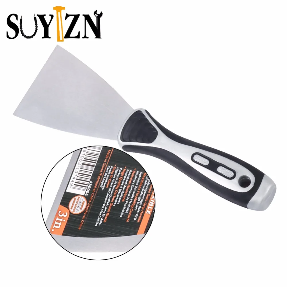 3" 76mm Drywall Paint Scraper Putty Knife For Construction Tools Carbon