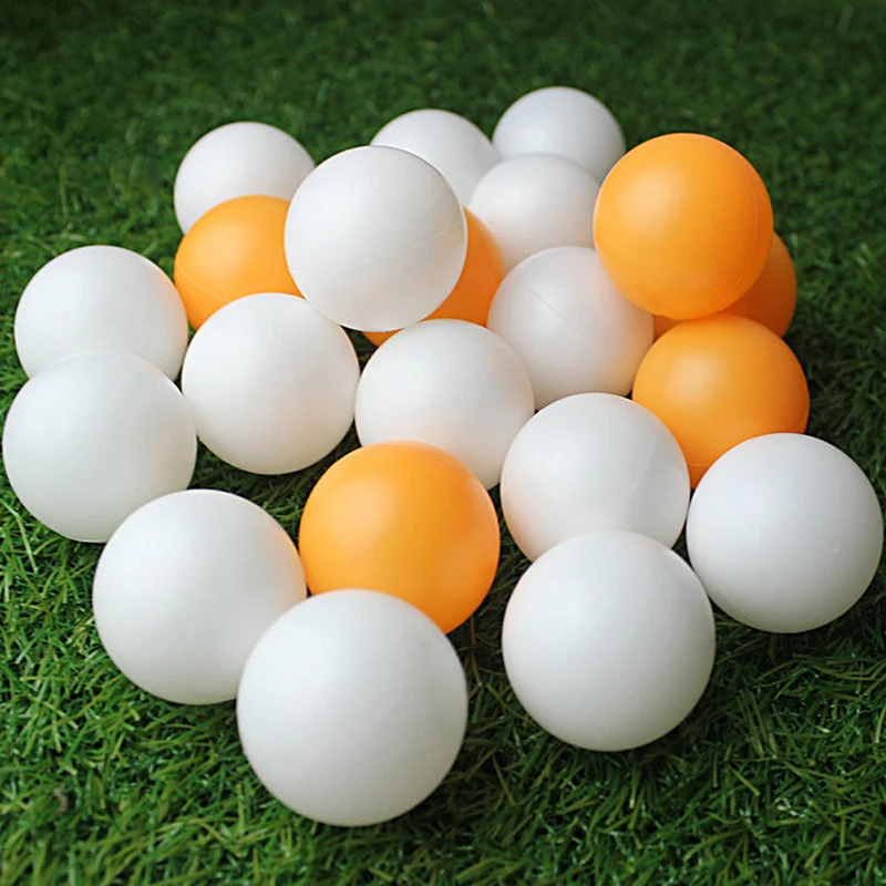 

150Pcs/Set 40mm White Orange Ping Pong Balls Washable Drinking Practice Table Tennis Ball