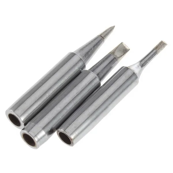 10pcs+Iron casing /lot Lead free Solder Iron Tip 900M T For 936 SAIKE ATTEN AOYUE KADA YIHUA