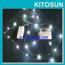 С фабрики CR2032 монета Батарея работает для рождества, рождественской вечеринки дерево мини микро led дешевые гирлянда