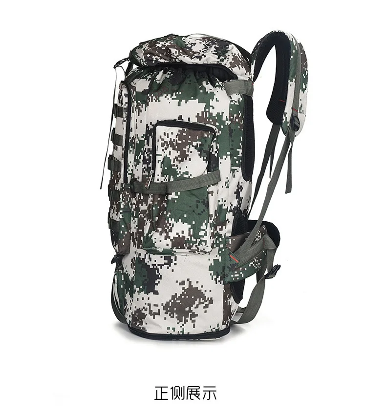 100L большой Ёмкость камуфляж расширяемый Чемодан рюкзак Для мужчин Для женщин Открытый Путешествие Восхождение Desert Пеший туризм палатка
