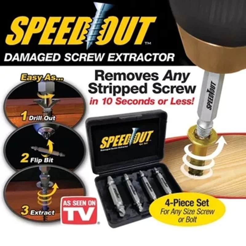 

Screw Extractor Drill Screwing device Slipping breakage Damage screw take-off Screw rupture remover set