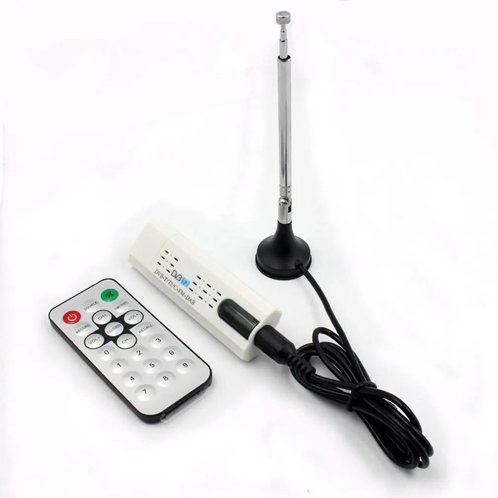T2 USB 2 0 цифровой DVB-T2/T/C + FM DAB SDR ТВ тюнер вставляемый приемник для Smart tv | Электроника
