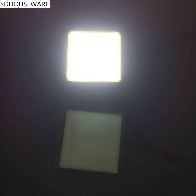 Подсветка машинного видения 100*100 мм поверхностный источник света промышленный Обнаружение освещения квадратный светодиодный фонарь источник плоский осветитльный прибор