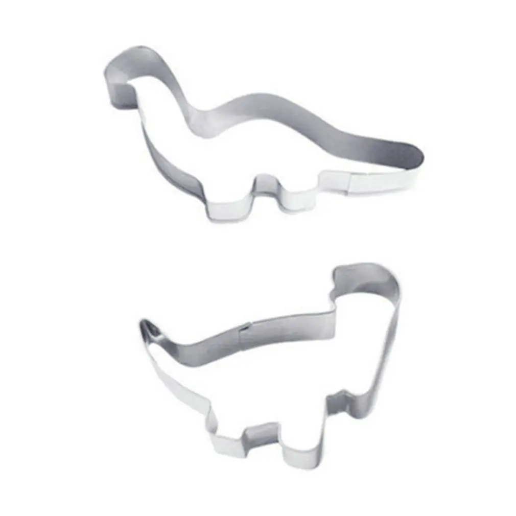 Stainless Steel Dinosaur Animal Fondant Cake Cookie Biscuit Cutter Decorating Mould Pastry Baking Tools