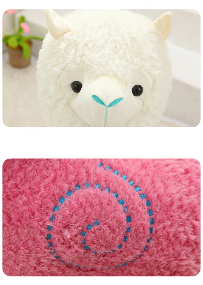 8 Sheep Alpaca Dolls Plush Toys Stuffed Sheep Llama Yamma Pillow Soft Cushion