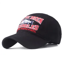 Новая промытая хлопковая Песочная вышивка в виде рыбы бейсболка Мужская шляпа Кепка