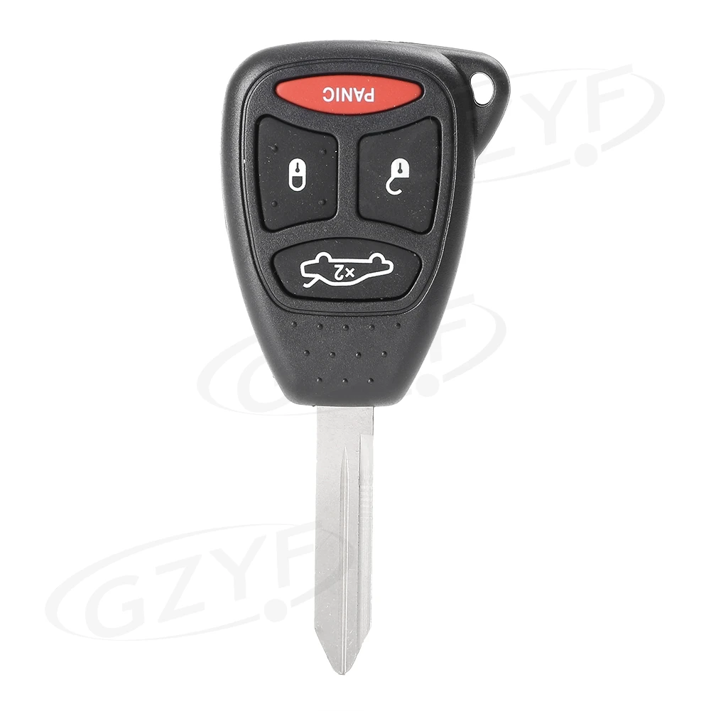 4 Button Remote Car Key Shell Case for 2008 Dodge Ram 1500 Replacement Fob Case