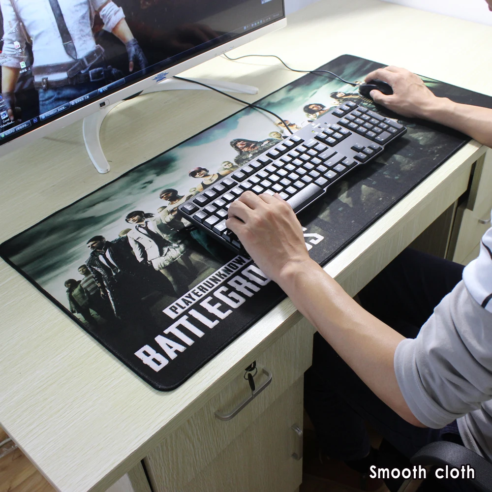 Large/small Size PUBG Gaming Mouse Pad PC Computer Gamer Mousepad Keyboard Wireless Mouse mats Lock