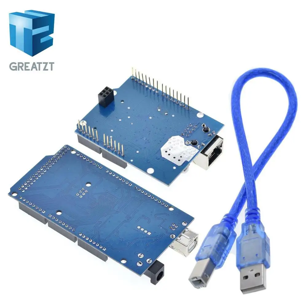GREATZT UNO Ethernet W5100 плата расширения сети SD карта щит для Arduino с Mega 2560 R3 Mega2560 REV3