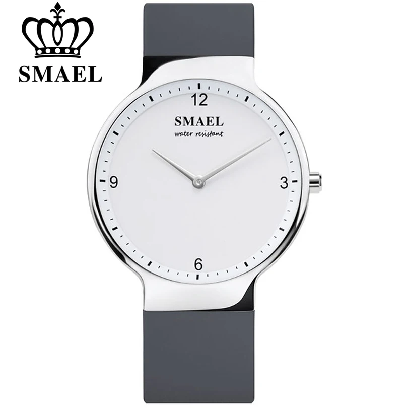 BEST QUALITY  SMAEL Women Dress Watches Luxury Couple Watch Men Date Waterproof Womens Leather strap Quartz Analo