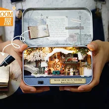 Кукольный дом Diy Миниатюрный puppenhaus 3D Деревянный пазл miniaturas мебель дом кукла подарочные игрушки-бродят вокруг зимой