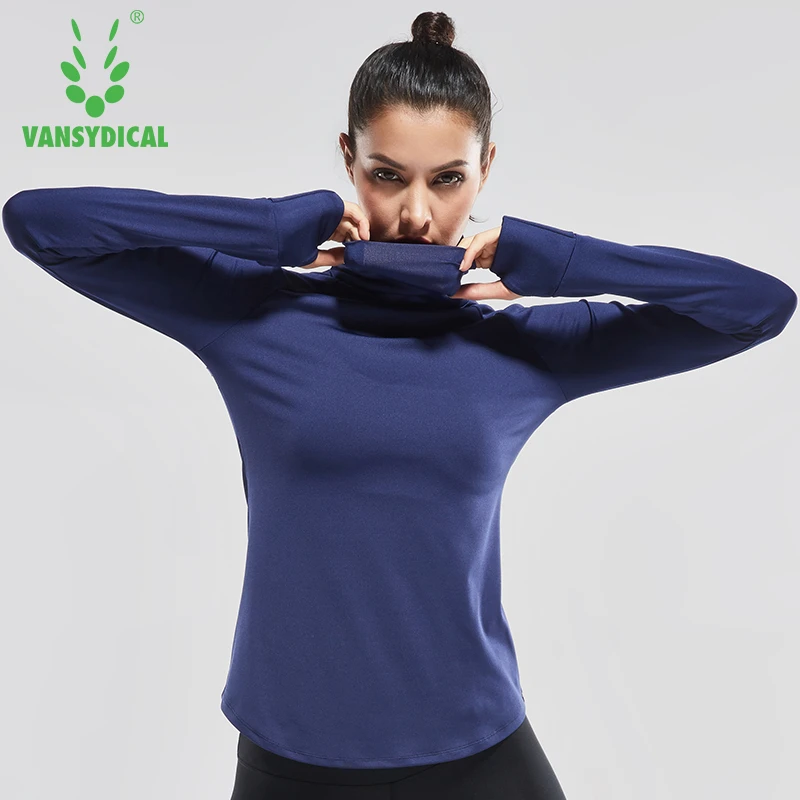 high neck yoga tops