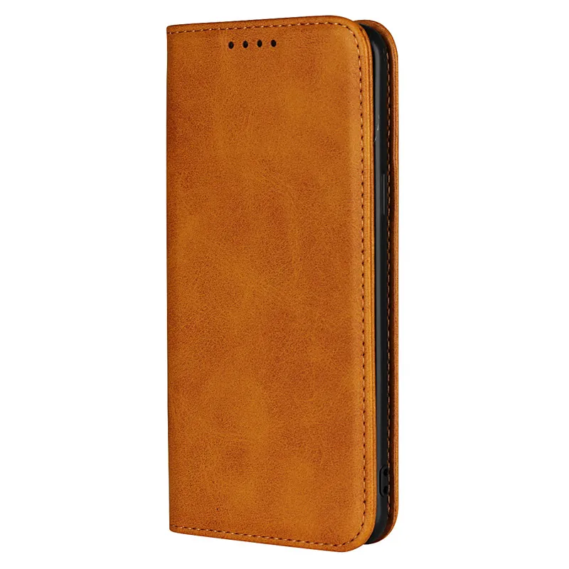 Light Brown Кожаный чехол-портмоне для samsung Galaxy S9 роскошный чехол с откидной крышкой для samsung Galaxy S9 плюс Чехол для телефона Магнитный S9+ Coque etui - Color: Light Brown
