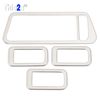 

4pcs per for VW Golf 7 Golf7 MK7 2014 2015 Car stainless steel inside inner door Window glass switch panel cover frame molding