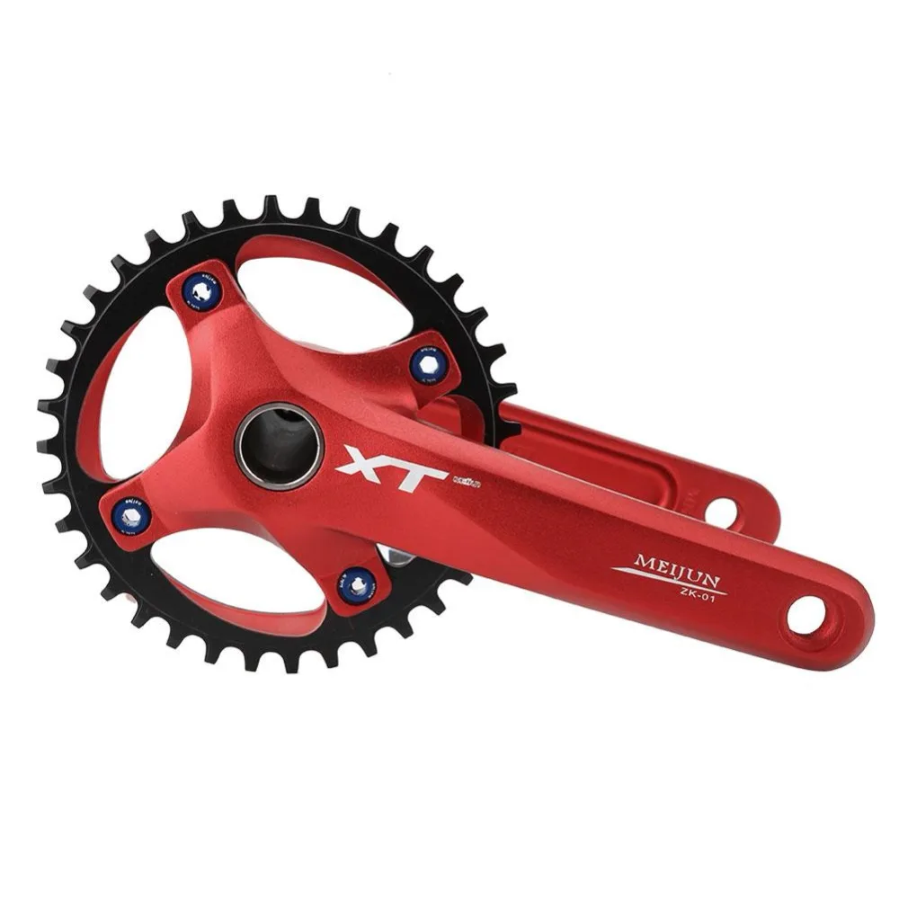 MEIJUN BCD104mm велосипед Crankset 170 мм велосипед шатуна велосипед шатуны неотъемлемой одной Скорость Звездочка 36 т велосипед аксессуар