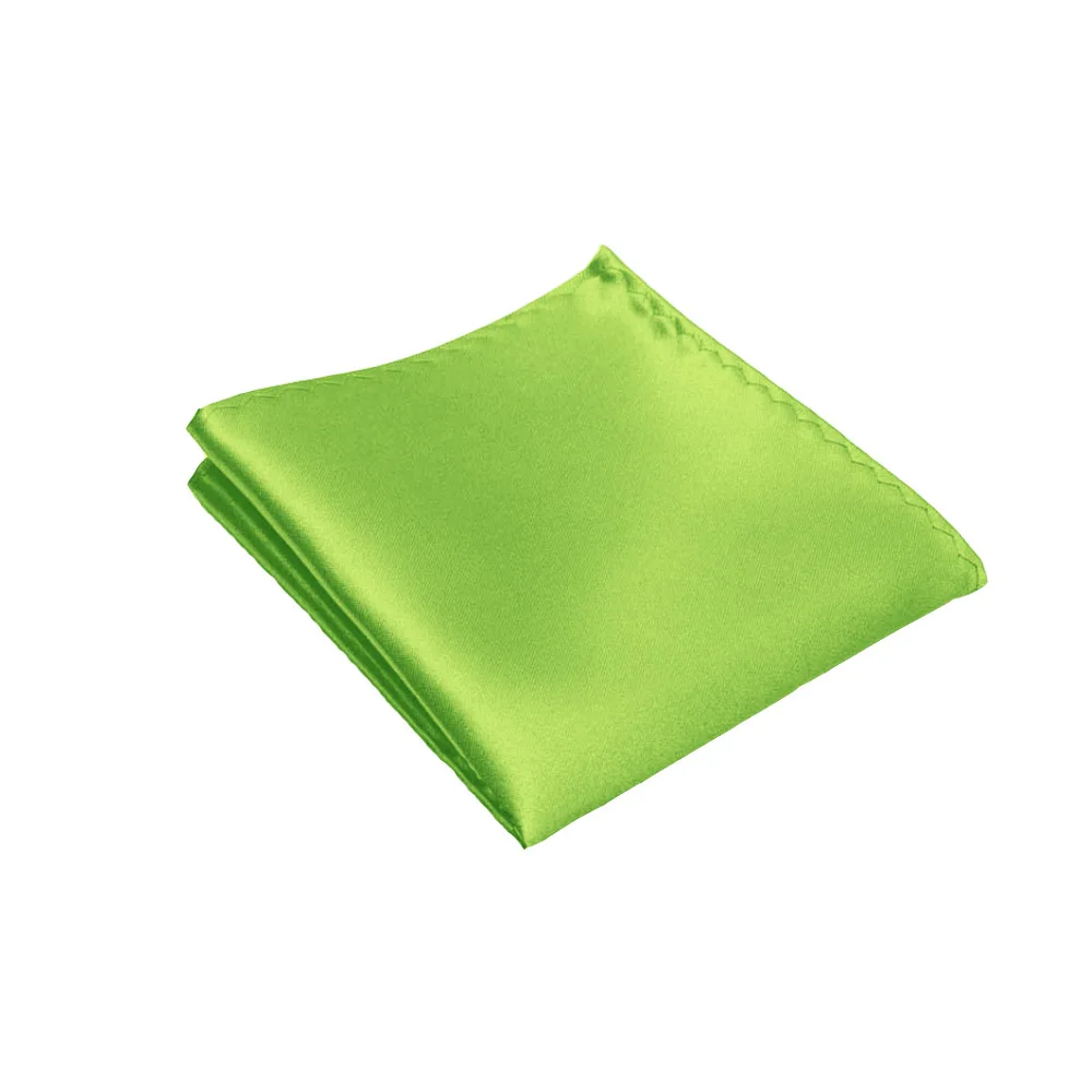 Apple Green Мужской белый платок Карманный платок для костюма полотенце аксессуары свадебный банкет годовщина коммерческий черный красный синий полотенце для сундуков - Цвет: Apple Green