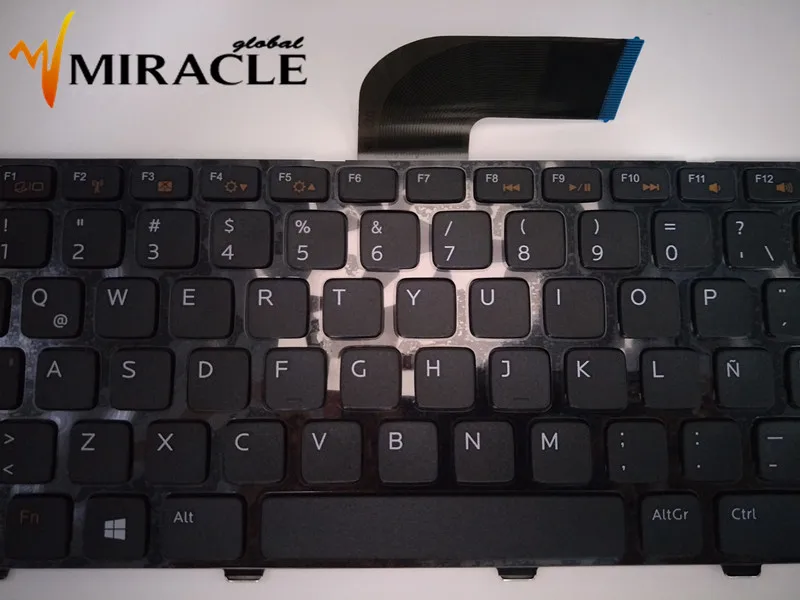 

Repair You Life Laptop keyboard for Dell INSPIRON M4110 M4040 M521R SP/LA Latin version with frame Genuine Original