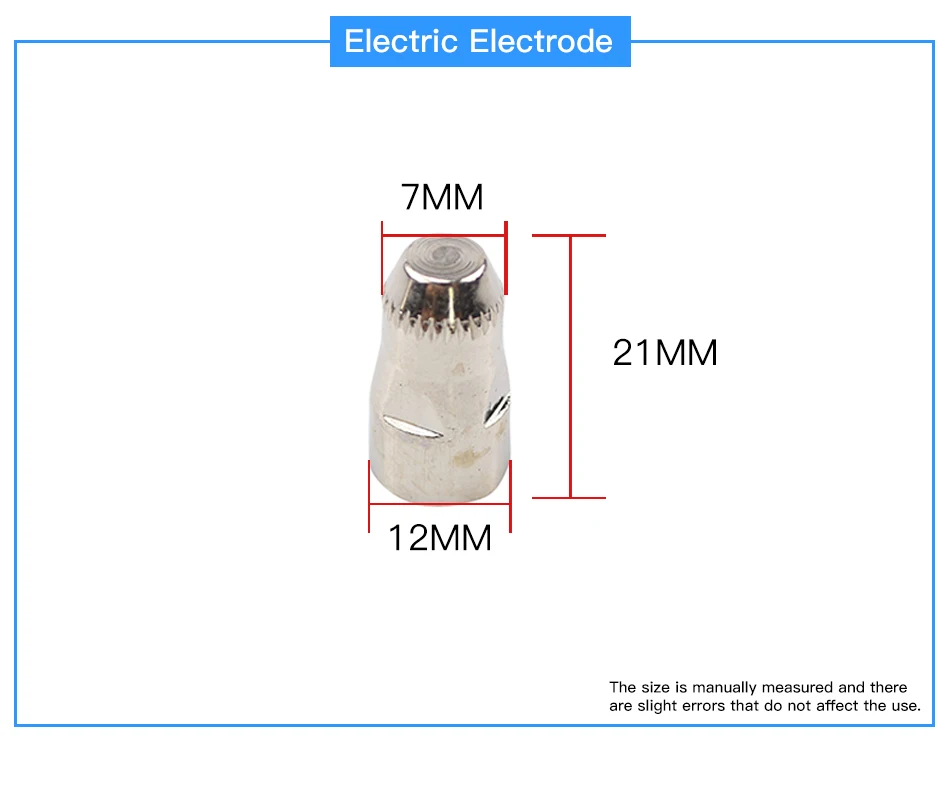 20 штук P80 режущие инструменты расходные electrodefor 100A установка воздушно-плазменной резки CUT80 CUT100 и WSM сварочный аппарат