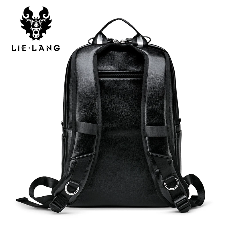 LIELANG рюкзак кожаный 2019 новый мужской модный ноутбук школьные сумки для мальчиков