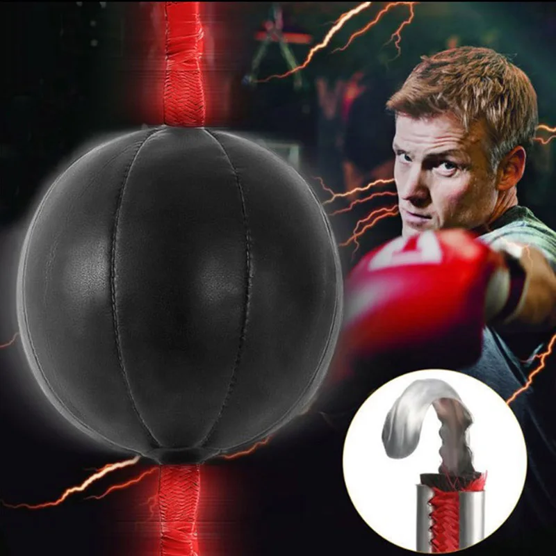 Bolsa De Boxeo De Doble Extremo Con Pelota De Velocidad: Ideal Para Entrenar Reflejos Y Potencia