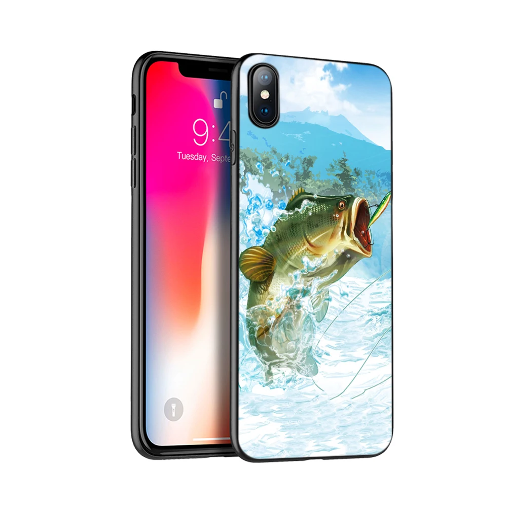 Черный чехол из ТПУ для iphone 5 5s SE 2020 6 6s 7 8 plus x 10 XR XS 11 pro MAX с милыми золотыми