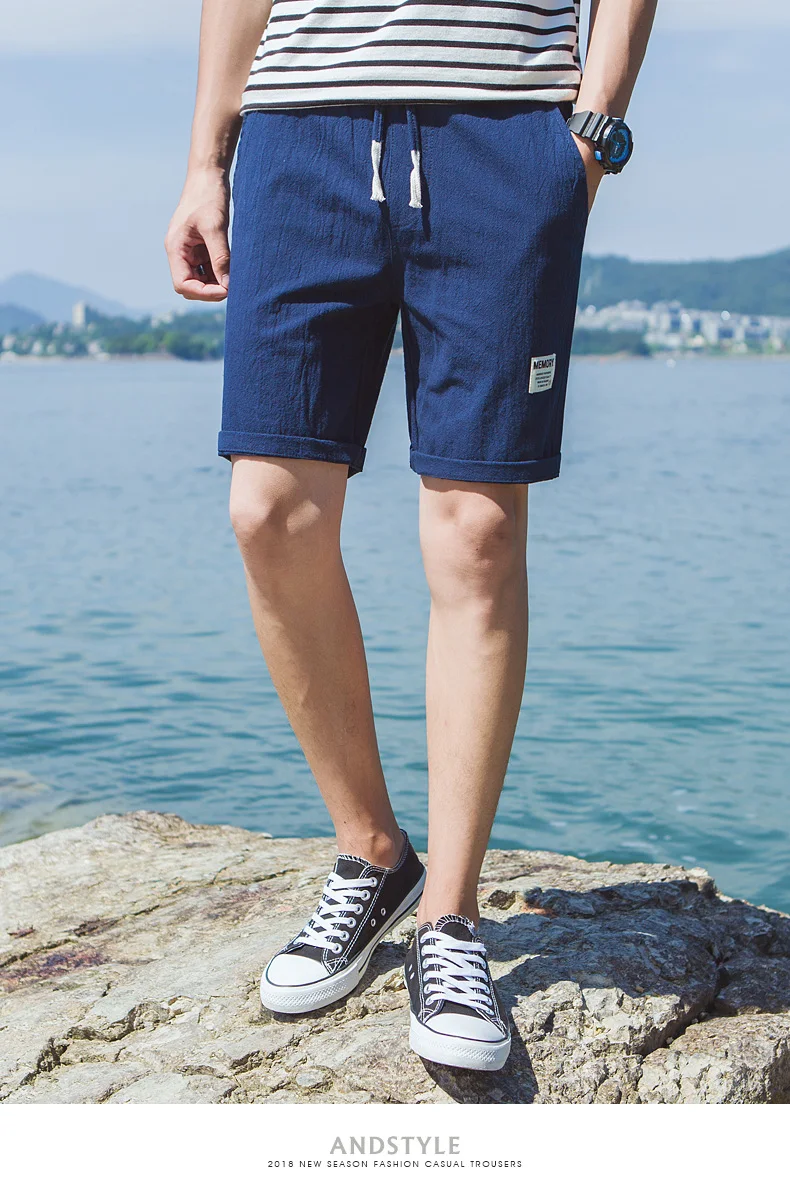 best casual shorts 2022 Summer Home Casual Shorts Men ,fashion Plus Size Mens Loose Cotton Shorts , Comfortable Breathable White Shorts Male  S-5XL best casual shorts