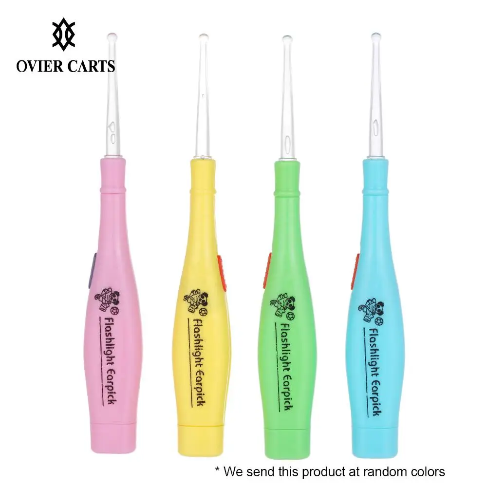 

LED Light Ear Picks Stainless Steel Earwax Remover Earpick With 3 Tips & Tonsil Stone Remover Tool Irrigator Ear Cleaning Tool