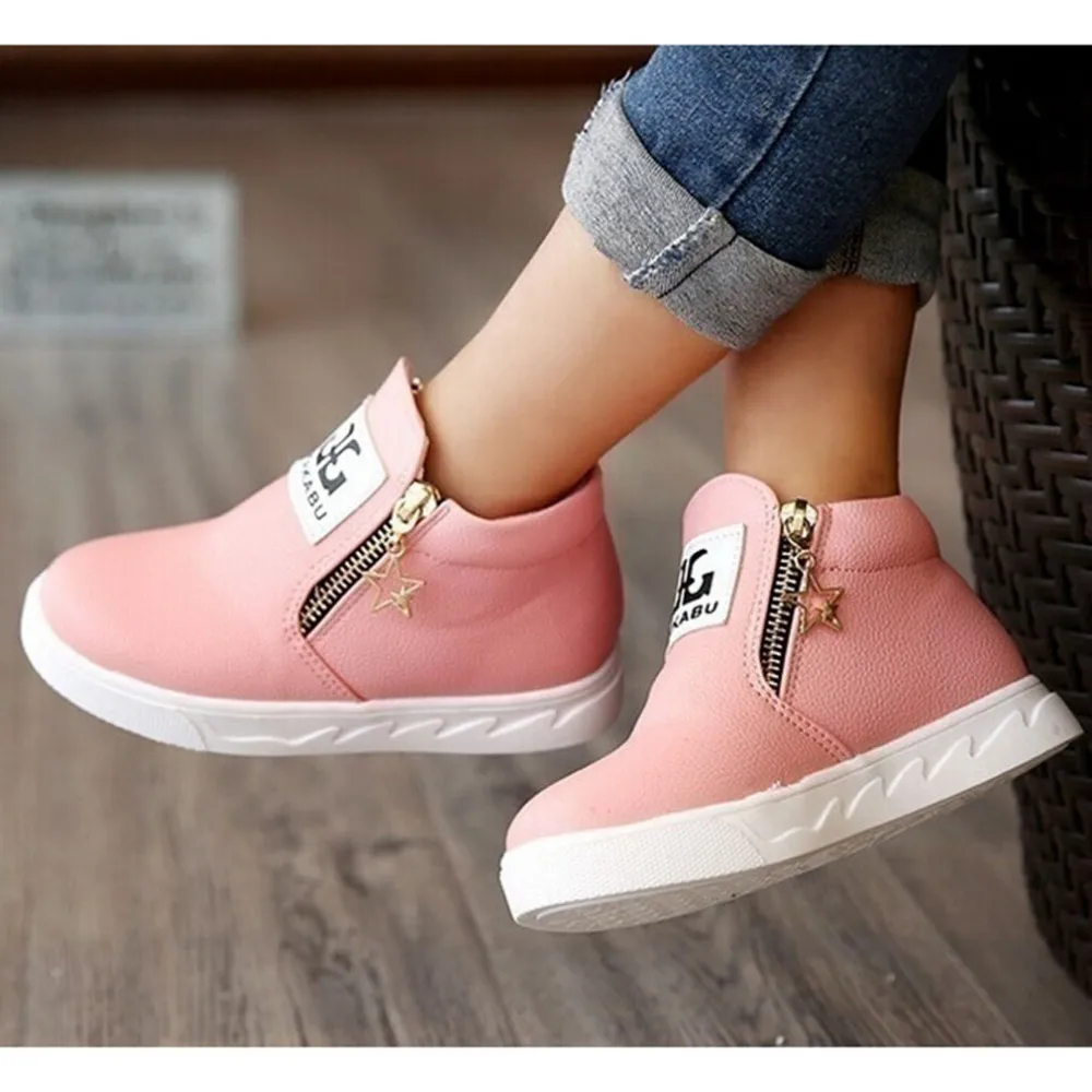 

Fashion Children Shoes Boys Girls Martin Australia Boots Single Low Short Botas Kids Baby Boys Autumn Shoes Plus Size 26-36